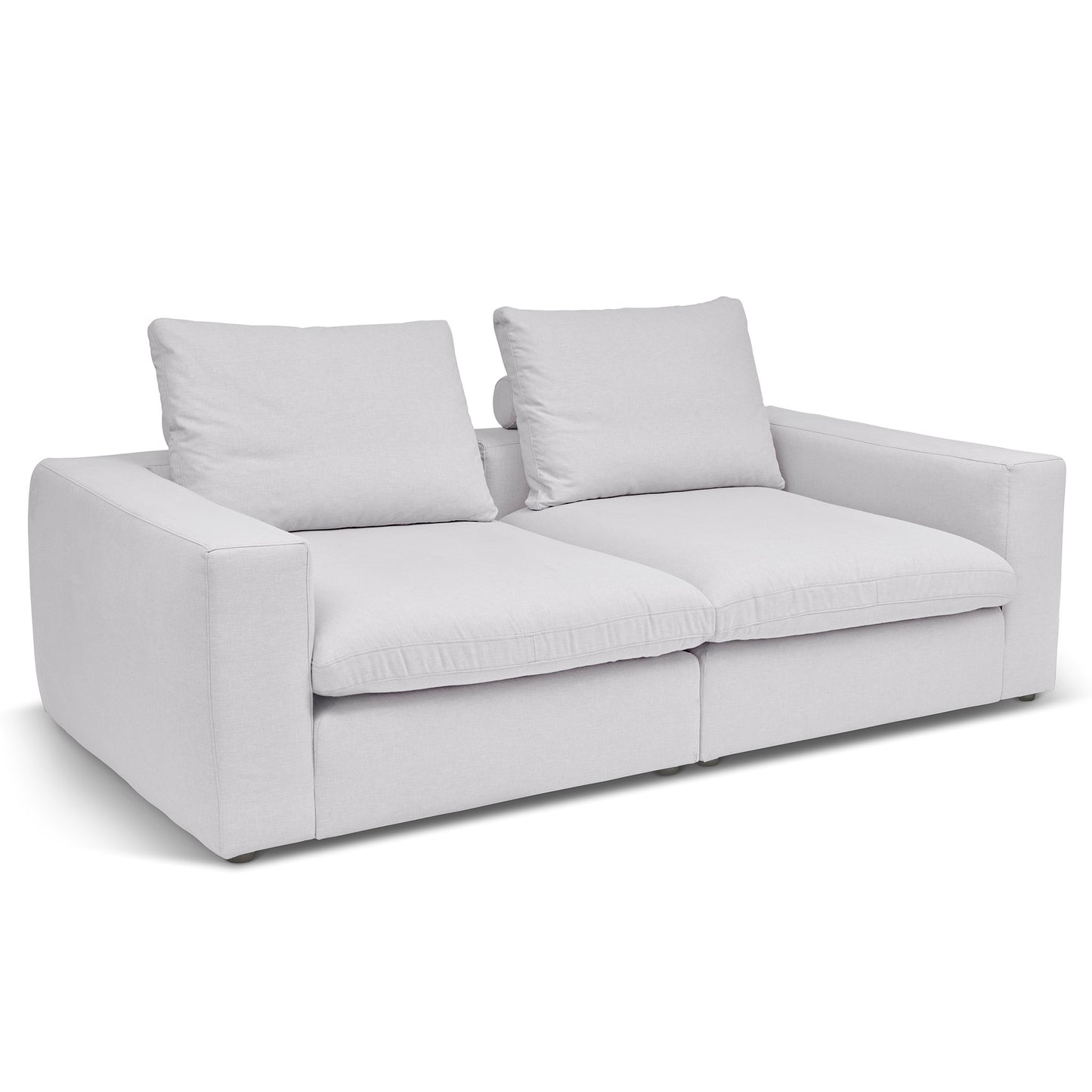 Extra djup 3-sits soffa i kritvit färg. Palazzo är en byggbar modulsoffa