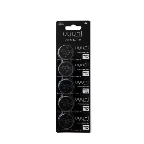 5-pack CR2450 batterier för Uyuni led ljus