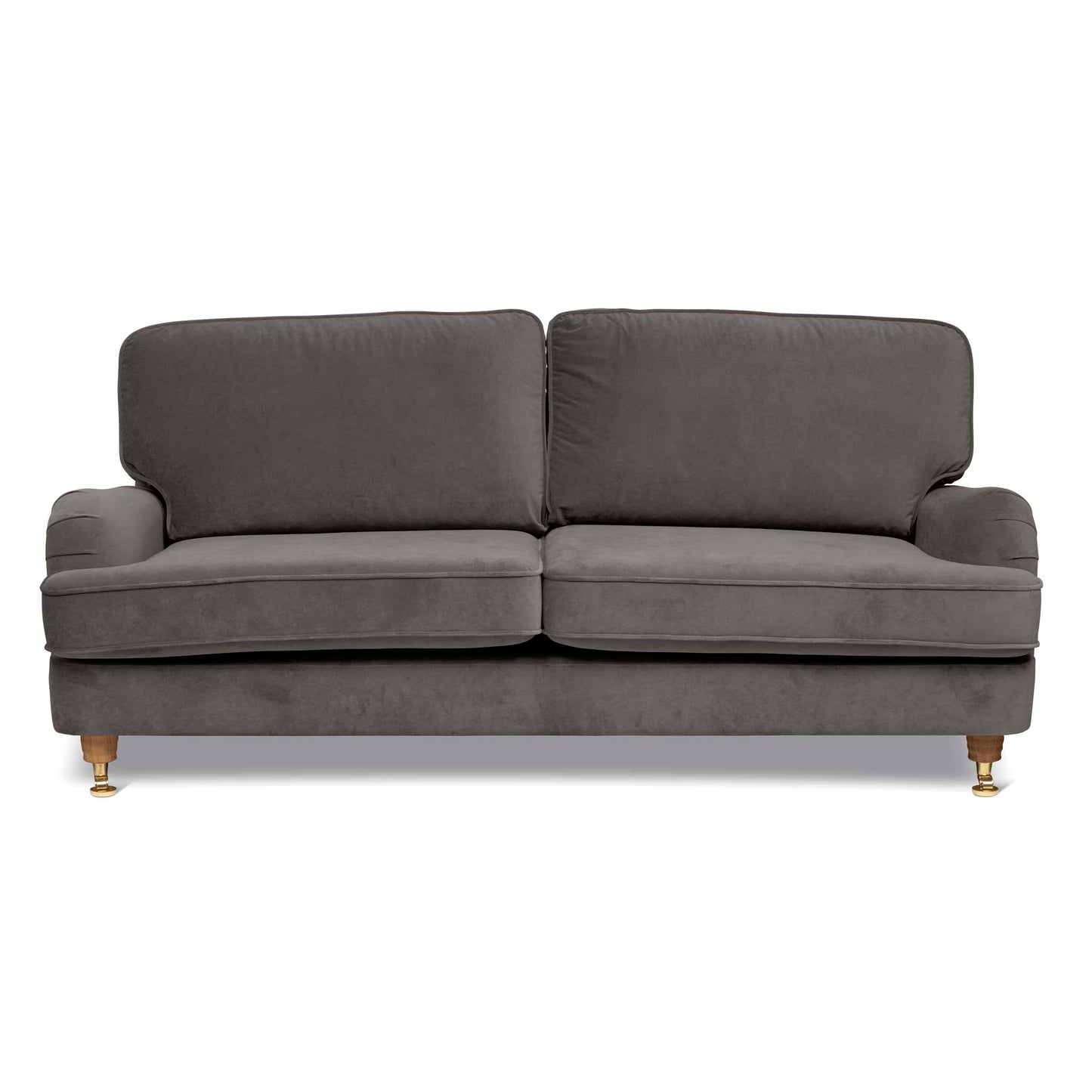 Howard 3-sits soffa grå sammet